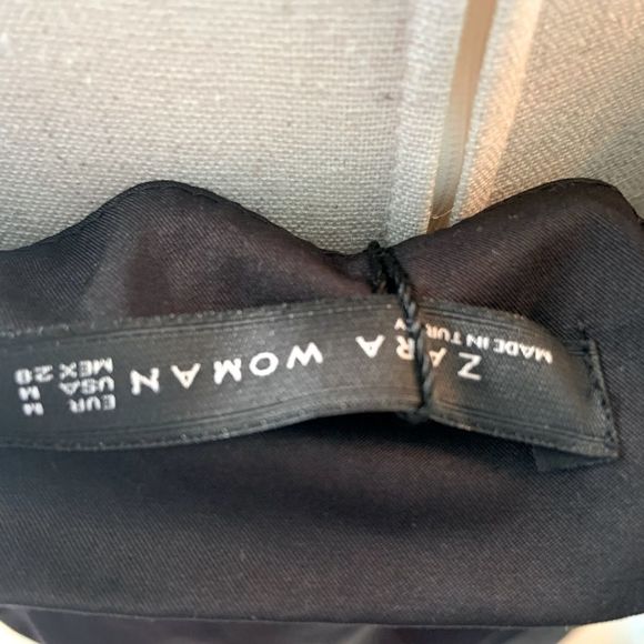 ZARA BLACK A-LINE PLEATED SKIRT WITH BELT | NEW WITH TAGS | NO FLAWS | MEDIUM - Picture 11 of 11